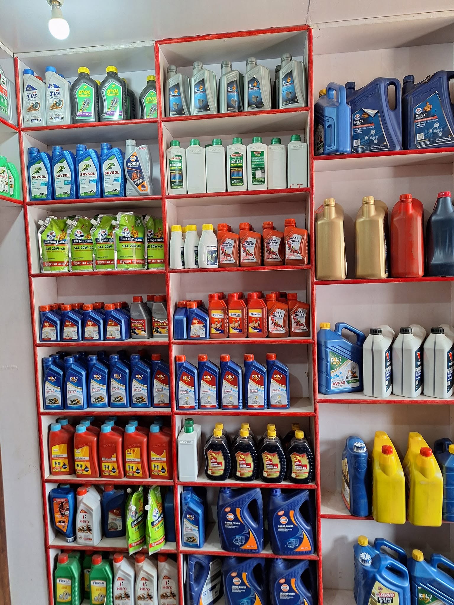 Engine oils and spare parts at Suvidha Auto Agency Jaunpur